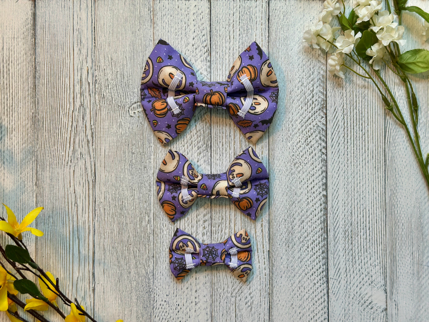 Ghostly Cookies Slip-on Bow Tie