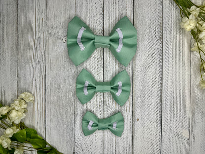 Quiet Moss Slip-on Bow Tie