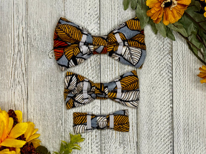 Leaves Galore Slip-on Bow Tie