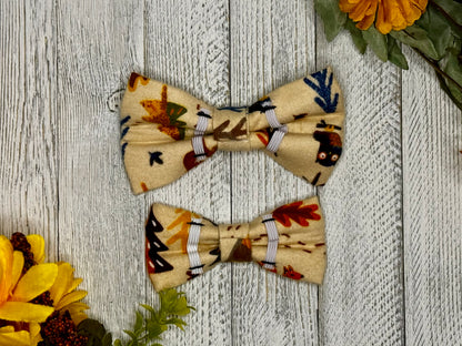 Cozy Camping Slip-on Bow Tie