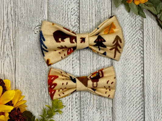 Cozy Camping Slip-on Bow Tie