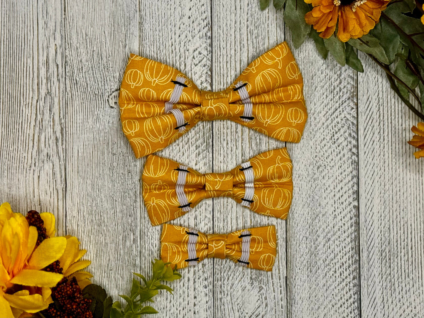 Boo-tiful Harvest Slip-on Bow Tie
