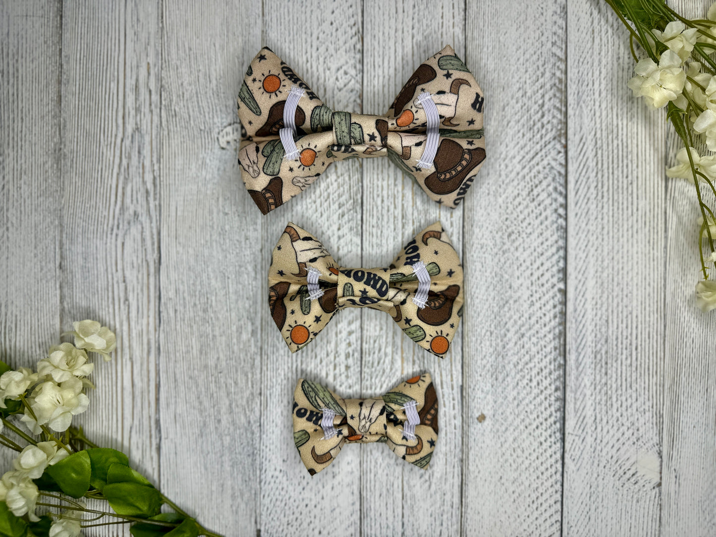 Howdy Partner Slip-on Bow Tie
