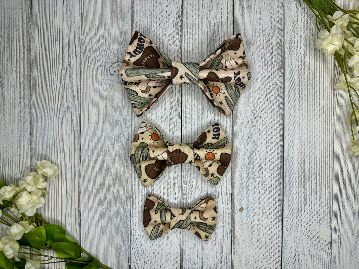 Howdy Partner Slip-on Bow Tie