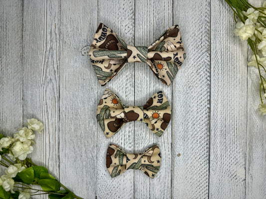 Howdy Partner Slip-on Bow Tie