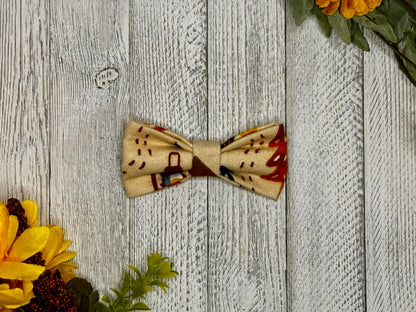 Cozy Camping Slip-on Bow Tie