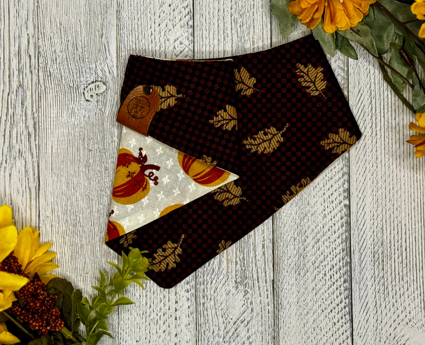 Golden Leaves- Reversible