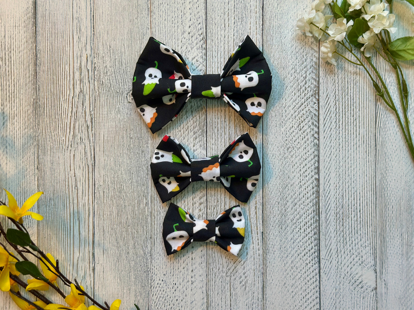 Ghost Peppers Slip-on Bow Tie