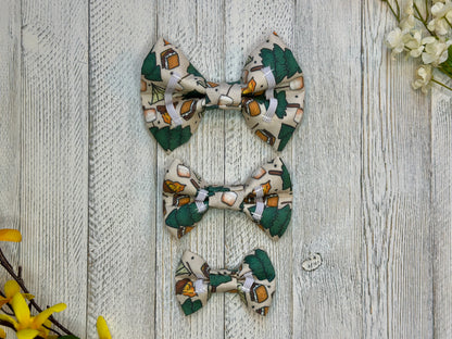 Forest Smores Slip-on Bow Tie