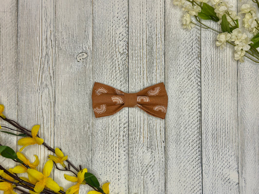 Dark Boho Rainbow Slip-on Bow Tie