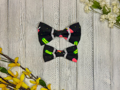Neon Ice Popsicle Slip-on Bow Tie