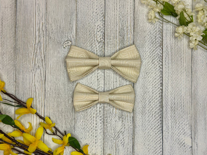 Light Boho Rainbow Slip-on Bow Tie
