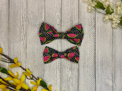 Juicy Watermelon Slip-on Bow Tie