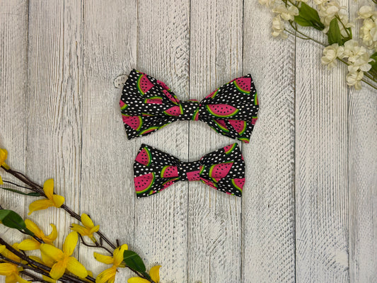 Juicy Watermelon Slip-on Bow Tie