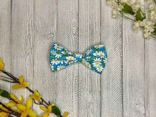 Vibrant Daisy Clip-on Bow Tie