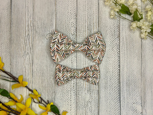 Out of the Jungle Arrow Clip-on Bow Tie