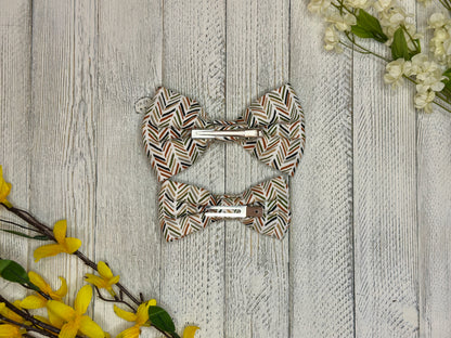 Out of the Jungle Arrow Clip-on Bow Tie