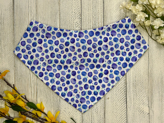 Watercolor Blueberries- Reversible