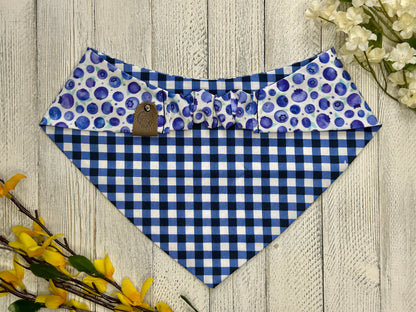 Watercolor Blueberries- Reversible