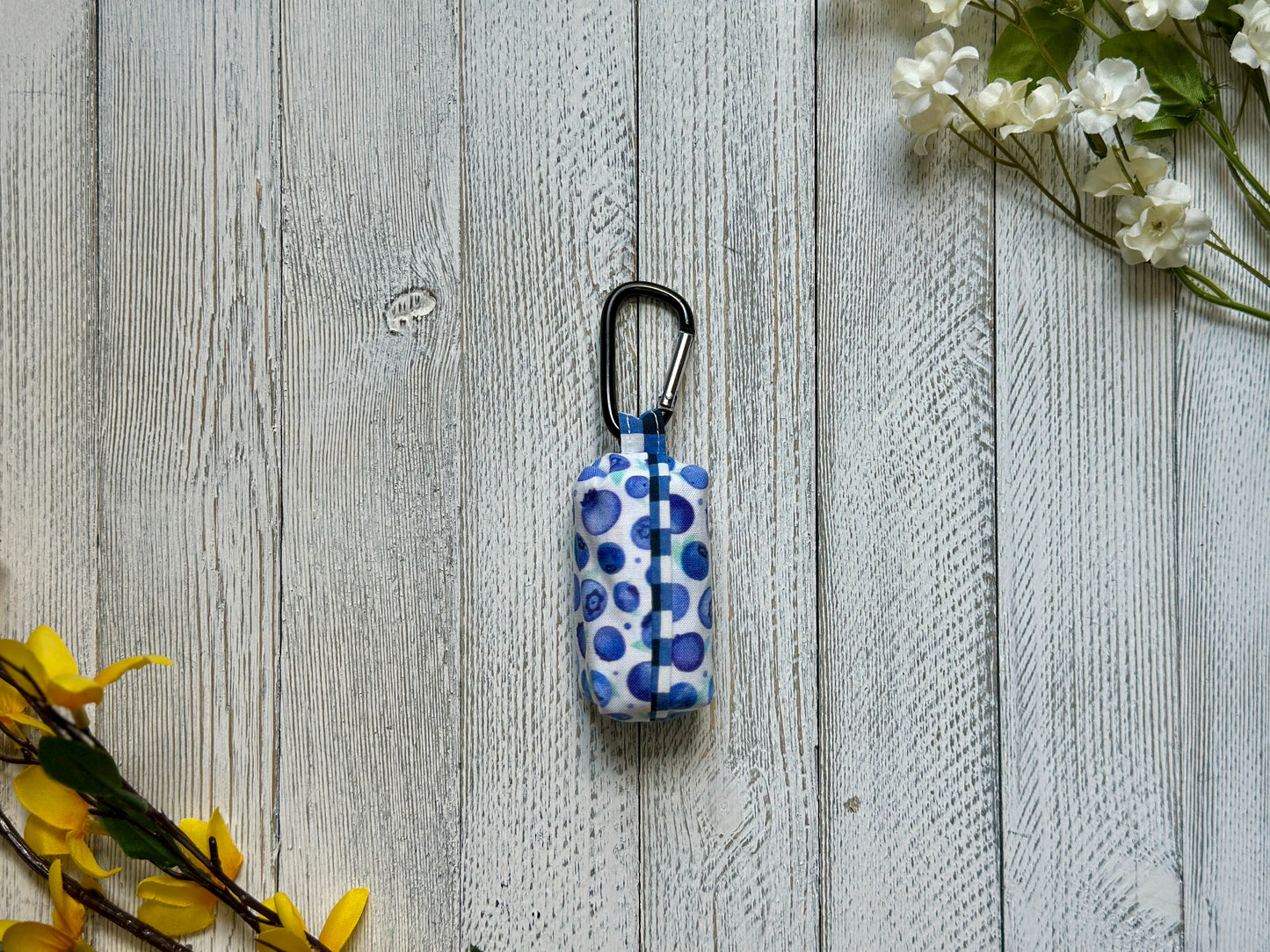 Watercolor Blueberry Poop Bag Holder