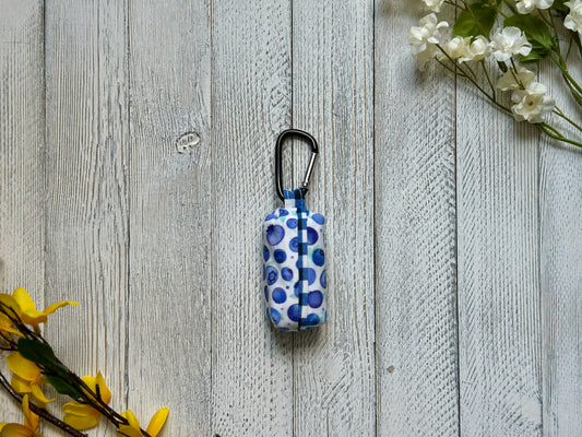 Watercolor Blueberry Poop Bag Holder