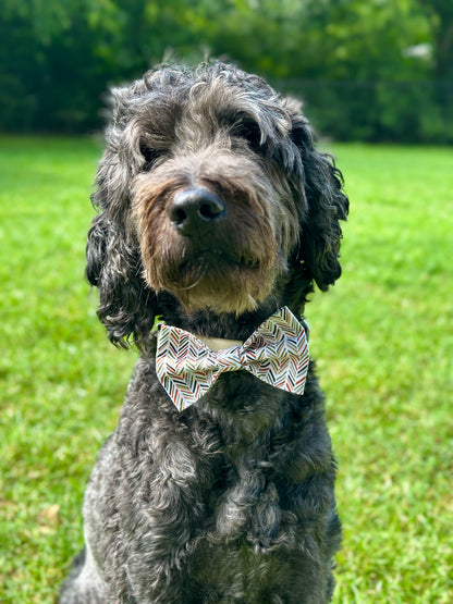 Out of the Jungle Arrow Clip-on Bow Tie