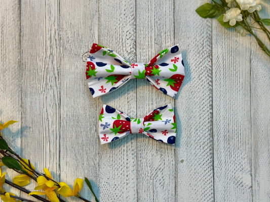 Pick-a-berry Clip-on Bow Tie