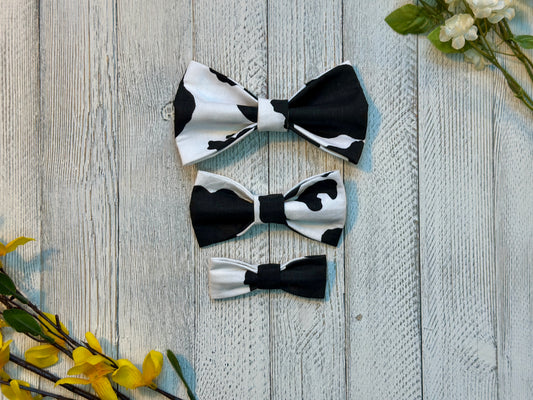 Cattle and Cotton Slip-on Bow Tie