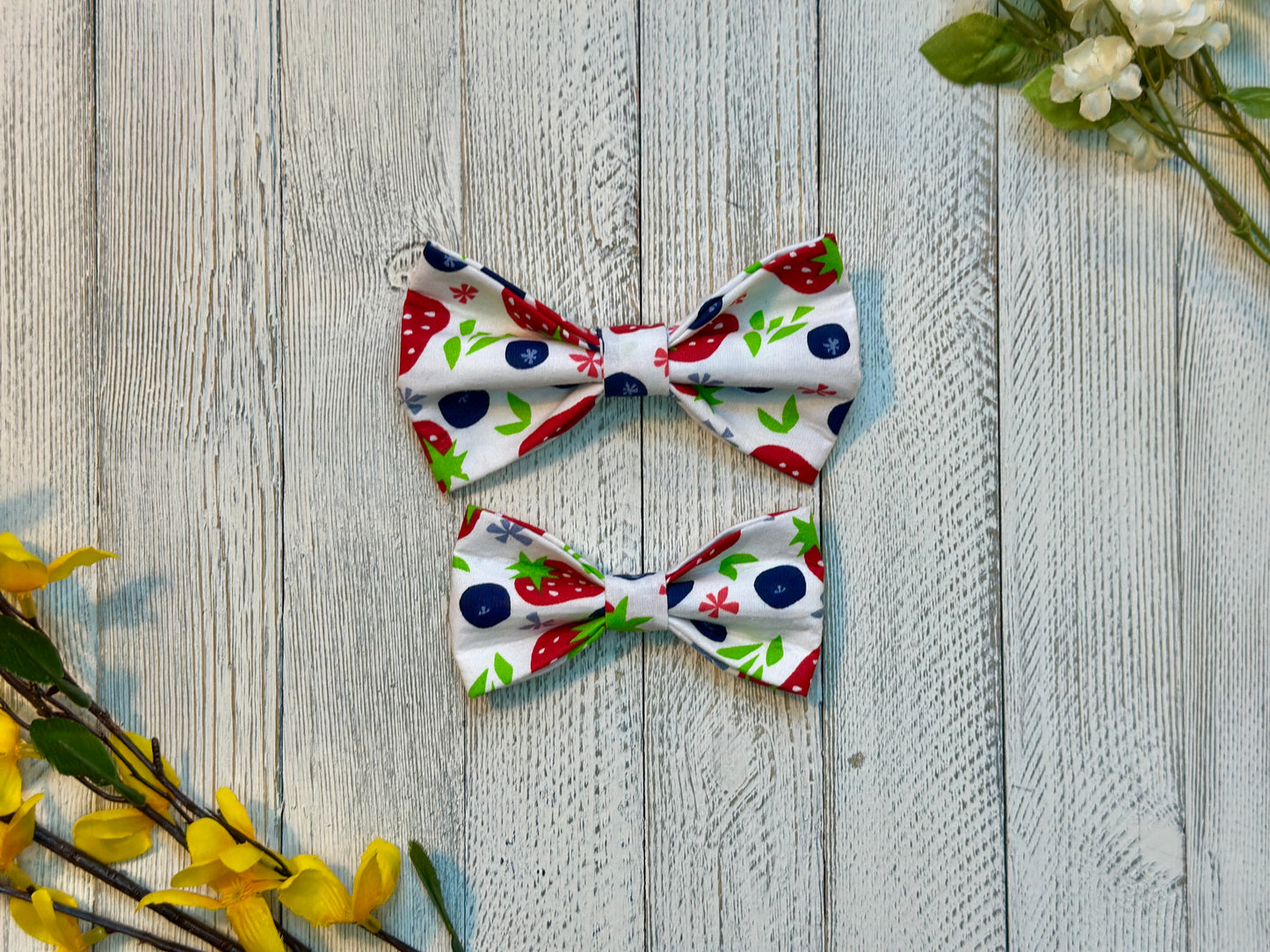 Pick-a-berry Slip-on Bow Tie