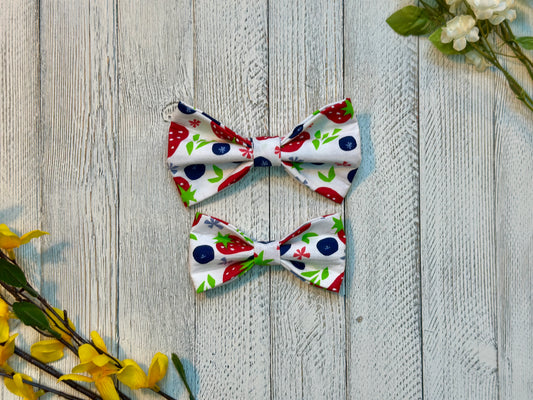 Pick-a-berry Slip-on Bow Tie