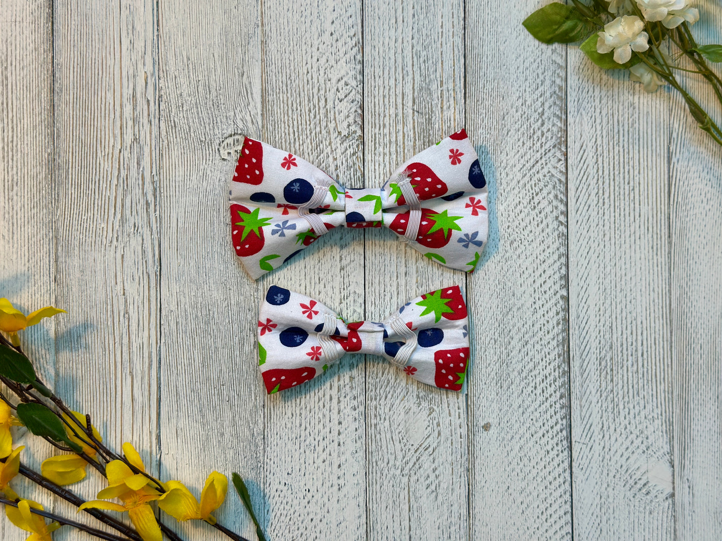Pick-a-berry Slip-on Bow Tie
